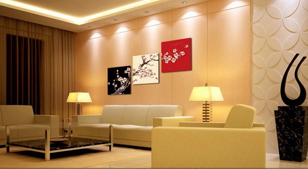 Tranh treo tường hoa đào